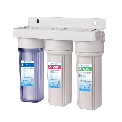 Bộ lọc nước thô 3 cốc lọc 10 inch